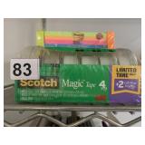 SCOTCH MAGIC TAPE 4-PACK W/ GIFT-WRAP TAPE,