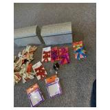 STORAGE PINS, BOWS, ETC.