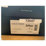 COLE HAAN TUCKER VENETIAN BLACK SNEAKER SIZE 7M.