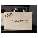 1936 FORD DELUXE CABRIOLET DIE-CAST MODEL - NAVY