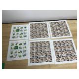 USA POSTAGE STAMP SHEETS - GO GREEN ENVIRONMENTAL