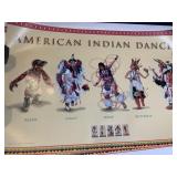 AMERICAN INDIAN DANCES POSTER - NATIVE AMERICAN