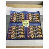 USPS FOREVER STAMPS - PIXAR CHARACTERS SHEET,