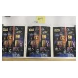 STAR WARS COMMEMORATIVE STAMP SHEETS, QTY 4
