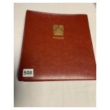 USSR STAMP COLLECTION - BINDER W/ SHEETS SEE