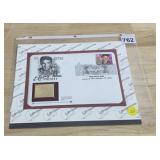 ELVIS PRESLEY FIRST DAY ISSUE COVER - 22KT GOLD