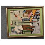 NORMAN ROCKWELL FRAMED DR. SCENE