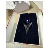 SWAROVSKI TULIP FIGURINE - BLUE FLOWER, CLEAR STEM