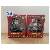 GARFIELD TRIM-A-TREE ORNAMENTS, SET OF 2,