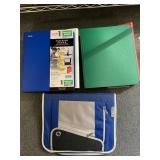 ASSORTED BINDERS & LAPTOP CASES - MEADS, FIVE