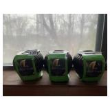 HONEYCOMB FIREPOT - SET OF 3, HAND-GLAZED CERAMIC