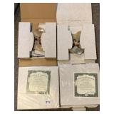 BRADFORD EXCHANGE PORCELAIN PLATES - HEART TO