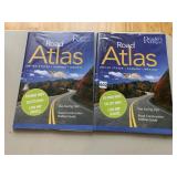 PAIR RAND MCNALLY ROAD ATLASES 2008, HARDCOVER W/