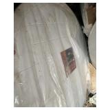 WHITE ROUND PATIO TABLE