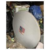 BAHAMAS GRACIOUS LIVING ROUND BBQ GRILL COVER.