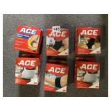 ACE BRAND SUPPORT BRACES AND WRAPS - ASSORTED