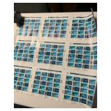USA WINTER SPORTS 34 STAMP SHEETS 58.50 FACE
