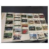 ATLAS EDITIONS CLASSIC CARS - 27 TRADING CARDS,