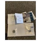 2 COLORIZED AMERICA THE BEAUTIFUL QUARTERS W/