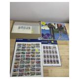 ASSORTED US POSTAL SERVICE STAMP SHEETS & FIRST