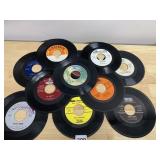 ASSORTED VINYL 45 RPM RECORDS - VINTAGE SINGLES
