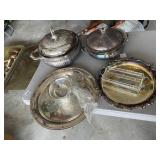 ASSORTED SILVERPLATE ITEMS