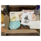 NINJA STORM BLENDER QB751Q W/ RECIPE BOOK &
