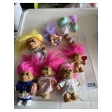 RUSS & NFL TROLL DOLLS.