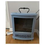 STERNO HOME ELECTRIC FIREPLACE - BLUE, 1500W,