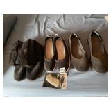 WOMEN'S SZ 10 SLIP-ON SHOES, ASSORTED STYLES AND