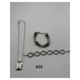 BRIGHTON SOME BRACELETS AND A NECKLACE