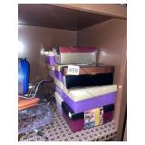 DECORATIVE STORAGE BOXES - ASSORTED COLORS AND