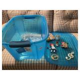 ESSENTIAL HOME 40 QUART LOCKING STORAGE TOTE W/