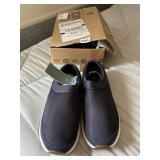 WACO KYLIE STRETCH WOMEN'S SLIP-ON SHOES, NAVY,