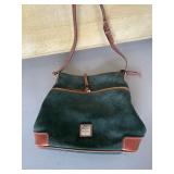 DOONEY & BOURKE SUEDE CROSSBODY BAG.