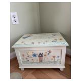 MINIATURE WOODEN DECORATIVE CHEST WITH SERENITY