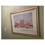 WILLIAMSBURG GOVERNOR'S PALACE FRAMED PRINT BY