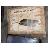 VINTAGE KITCHENWARE - HARDWOOD CARVING BOARD,