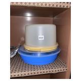 CAKE CARRIER, CHIP N DIP WITH LID