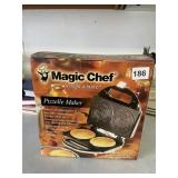 MAGIC CHEF PIZZELLE MAKER - NON-STICK COATED