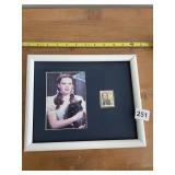 WIZARD OF OZ STAMP & PHOTO FRAMED DISPLAY - USA