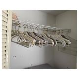 FLOCKED CLOTHING HANGERS - ASSORTED COLORS