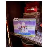 CRACKER BARREL EASTER EGG HOLDER - CERAMIC BUNNY