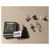 MINI TREE ORNAMENTS WIZARD OF OZ COLLECTOR'S