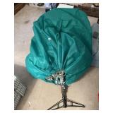 LARGE ARTIFICIAL PRE LIT CHRISTMAS TREE, SNOW