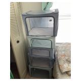 STACKABLE FABRIC STORAGE ORGANIZERS - ASSORTED