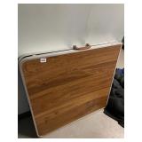 FOLDING TABLE WITH CARRY HANDLE