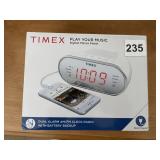 TIMEX DUAL ALARM AM/FM CLOCK RADIO - STYLISH