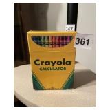CRAYOLA CALCULATOR - EDUCATIONAL HANDHELD DEVICE.