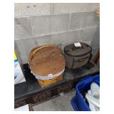 PICNIC BASKET & SHOE SHINE KIT